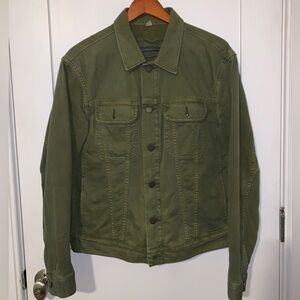 Banana Republic Trucker Jacket (Olive Green)